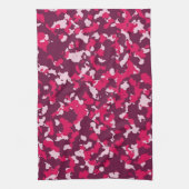 Linge De Cuisine Camouflage rose (Vertical)
