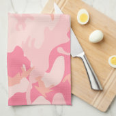Linge De Cuisine Camouflage rose, Armée (Quart Plié)