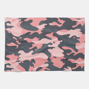 Linge De Cuisine Camouflage rose : Motif Vintage classique