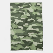 Linge De Cuisine Camouflage vert (Vertical)