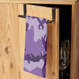 Linge De Cuisine Camouflage violet, Armée