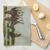 Linge De Cuisine Camp de Sioux à Wounded Knee par John Hauser (Quart Plié)