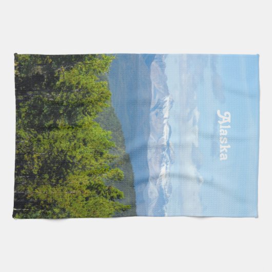 Linge De Cuisine Campagne de l'Alaska (Horizontal)
