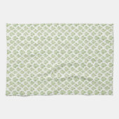Linge De Cuisine Campagne Simple Cottage Vert (Horizontal)
