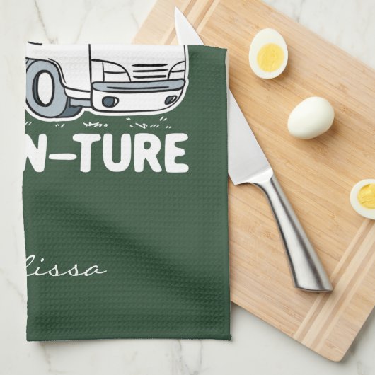 Linge De Cuisine Camper Van Camping Adventure (Quart Plié)