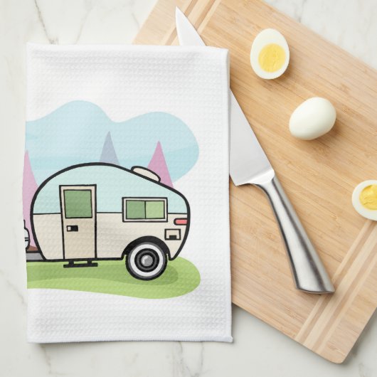 Linge De Cuisine Camping Animé (Quart Plié)