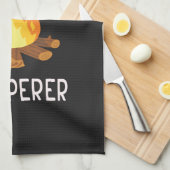 Linge De Cuisine Camping - Chuchoteur de feu de camp  (Quart Plié)