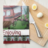 Linge De Cuisine Camping Whimsical Conçu (Quart Plié)