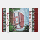 Linge De Cuisine Camping Whimsical Conçu (Horizontal)