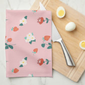 Linge De Cuisine Campos de frutillas (Quart Plié)
