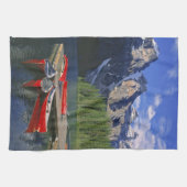 Linge De Cuisine Canada, Alberta, Moraine Lake. Des pirogues rouges (Horizontal)