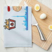 Linge De Cuisine Canada Amusant (Quart Plié)