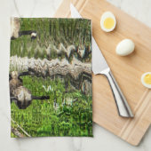 Linge De Cuisine (Canada) Oie verte (Quart Plié)