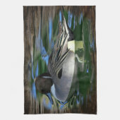 Linge De Cuisine Canard De Mallard Sur Le Lac (Vertical)