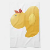 Linge De Cuisine Canard en caoutchouc jaune (Vertical)