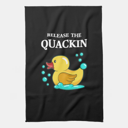 Linge De Cuisine Canard - Relâchez Le Quackin (Vertical)