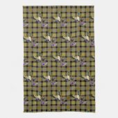 Linge De Cuisine Canards Majards Sur Plaid (Vertical)