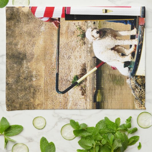 LINGE DE CUISINE CANAUX (Plié)