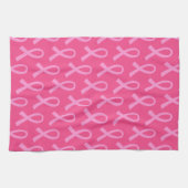 Linge De Cuisine Cancer du sein Motif de ruban rose (Horizontal)