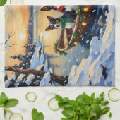 Linge De Cuisine Cane Corso Christmas Boat Holiday (Plié)