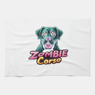 Linge De Cuisine Cane Corso Mastiff Italien Chien Zombie Halloween