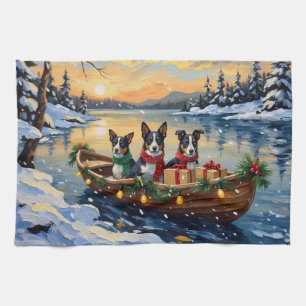 Linge De Cuisine Cane Corso Noël Bateau Fêtes