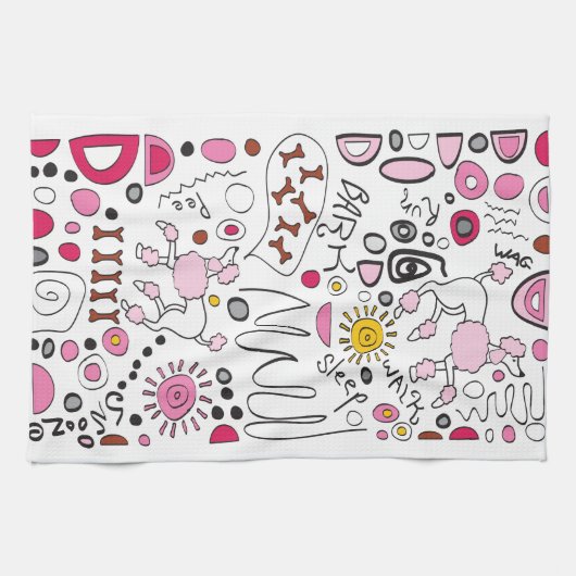 LINGE DE CUISINE CANICHE (Horizontal)