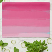 Linge De Cuisine Canne à lèvres : Tons de rose  (Plié)