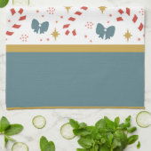 Linge De Cuisine Canne à sucre de Noël (Plié)