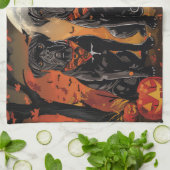 Linge De Cuisine Canne Corso Halloween Éffrayant (Plié)