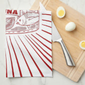 Linge De Cuisine Canne de thon (Quart Plié)