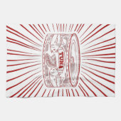 Linge De Cuisine Canne de thon (Horizontal)