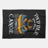 Linge De Cuisine Canoë - Pagayer votre propre canoé (Horizontal)