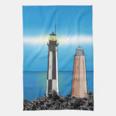 Linge De Cuisine Cape Henry Lighthouse Virginia Chesapeake Bay (Vertical)
