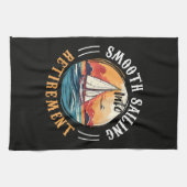 Linge De Cuisine Capitaine navigation tranquille en retraite (Horizontal)