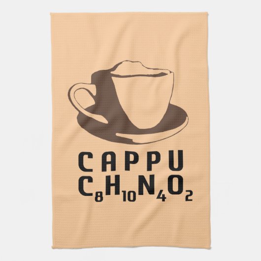 Linge De Cuisine Cappuccino chimique (Vertical)