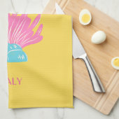 Linge De Cuisine Capri Dolce Vita, Art Voyage, Jaune (Quart Plié)