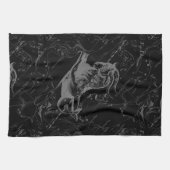 Linge De Cuisine Capricorne Constellation Carte Hevelius Engraving (Horizontal)