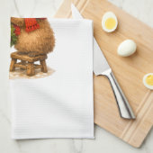 Linge De Cuisine Capybara de Noël décorant l'arbre (Quart Plié)