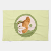 Linge De Cuisine Capybara Zen Yin Yang Nature Paisible (Horizontal)