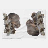 Linge De Cuisine Capybaras De Mère Et De Bébé, (Horizontal)