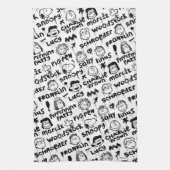 Linge De Cuisine Caractères arachide Motif Graffiti (Vertical)