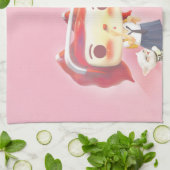 Linge De Cuisine Caractères Whimsical avec chat (Plié)