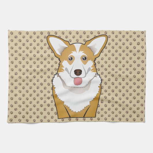 Linge De Cuisine Cardigan Welsh Corgi (Horizontal)