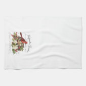 Linge De Cuisine Cardinal de Noël Vintage (Horizontal)