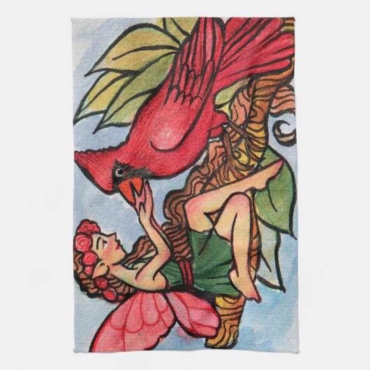 Linge De Cuisine Cardinal Fairy (Vertical)