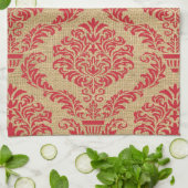Linge De Cuisine Cardinal Parisian Moods Damask (Plié)