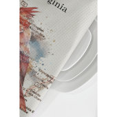 Linge De Cuisine Cardinal sur Virginia Road Map