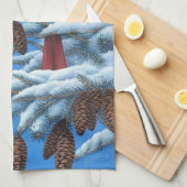 Linge De Cuisine Cardinaux (Quart Plié)