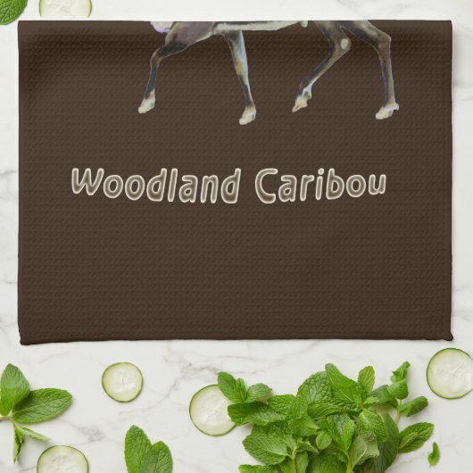 Linge De Cuisine Caribou des bois (Plié)